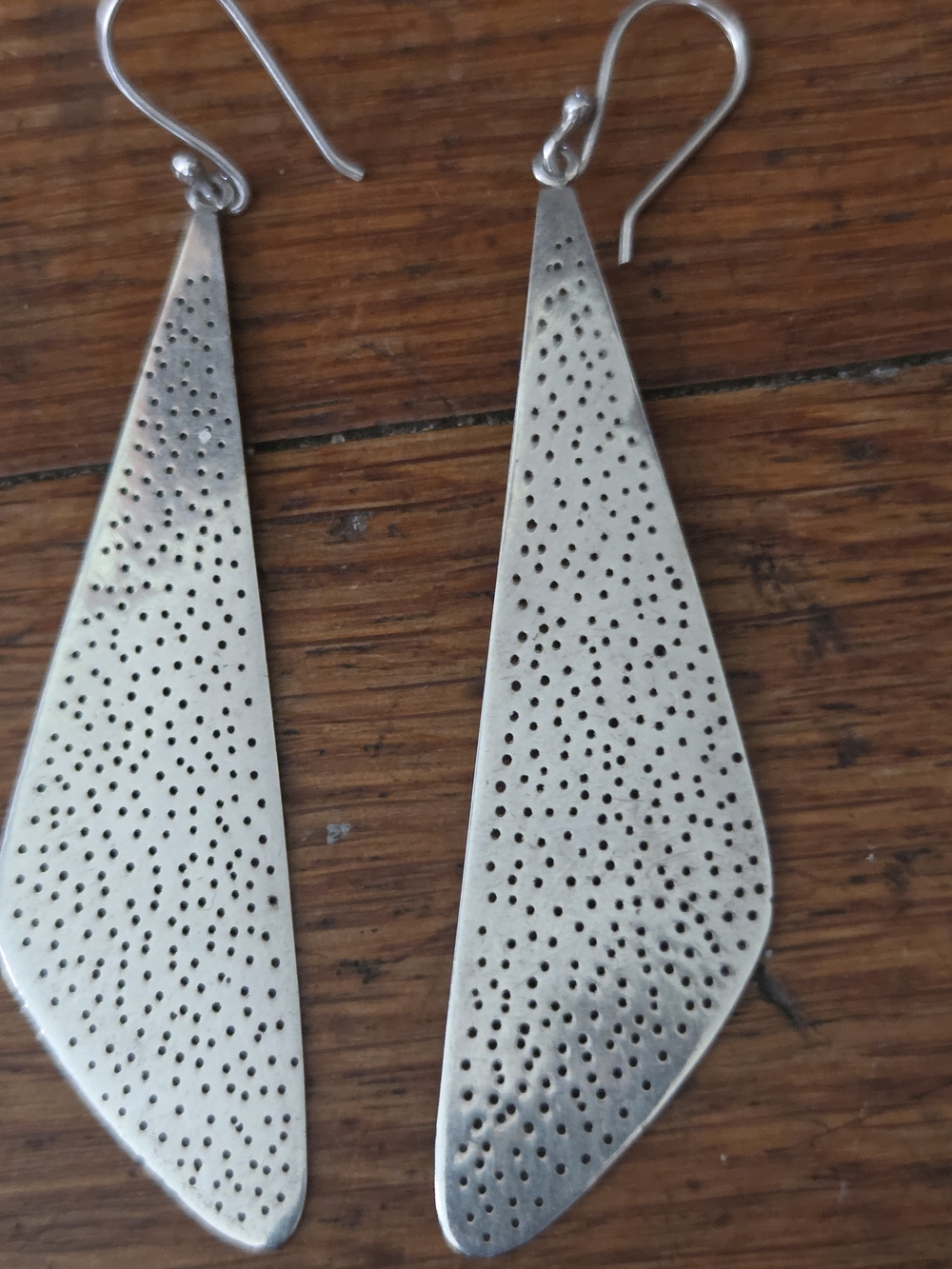 Silpada Designs SterlingSilver Perforated Drop Earrings